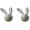 Small-Macaron Green, variant on RVKXHD 2 Pack Bunny-Shaped Decorative Wall Hooks, Cute Zinc Alloy Hangers for Coats, Towel, Keys, Bag, Robes, Heavy Duty Rabbit Design Mounted Holder for Bathroom
