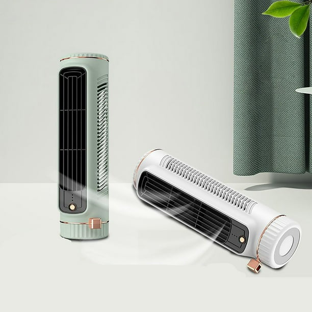 Fiudx Mini Aire Acondicionado Portátil, Alimentación Por Usb, 3 Velocidades, Función de Agitación Automática, Refrigeración de Bajo Consumo, para Uso En Casa, Oficina o Dormitorio, Diseño Compacto, T