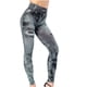 thumbnail image 2 of Pantalones de mujer Leggings Ultra suave clásico Denim Jean Leggings pantalones casuales imitación de mezclilla súper elástico señoras pantalones delgados GERsome  GERS32, 2 of 8