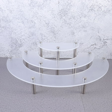 

3 Tier Acrylic Cupcake Tower Stand Dessert Display Shelf Stand Cupcake Holder Pastry Serving Platter for Cosmetics Glassware