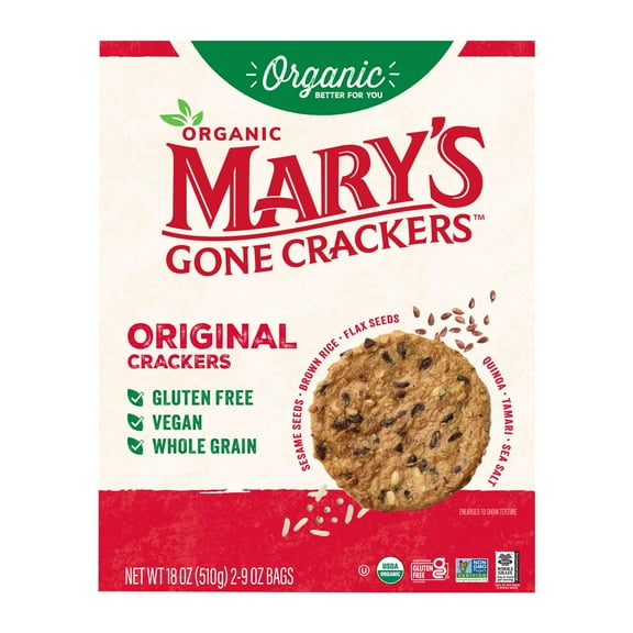 Mary's Gone Crackers Original Organic, 2 pk./9 oz.