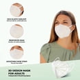 thumbnail image 2 of VOS Disposable Dust Protection Mask - Pack of 50 - Comfortable Fit, Breathable Fabric, Ideal for Construction, Cleaning, and Outdoor Use!, 2 of 8