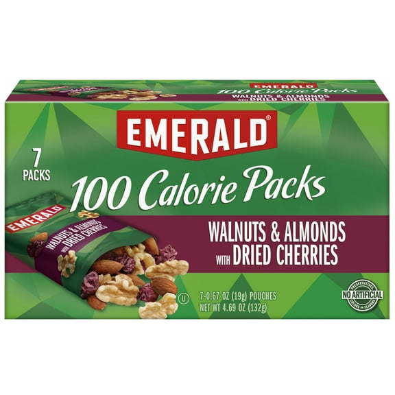 Emerald 100 Calorie Pack Walnuts & Almonds With Dried Cherries