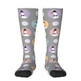 thumbnail image 2 of Picia Women Crew Soft Moisture-wicking Socks Cute Geese Pattern Design Cotton Socks, One Size fit All, 2 of 9
