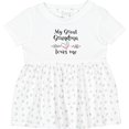 thumbnail image 3 of Inktastic My Great Grandma Loves Me Heart Great Grandchild Girls Baby Dress, 3 of 5