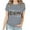 Dark Gray, variant on Womens Easter Bunny Tshirt Tee Short Sleeve Tops Blouse Casual Letter Print Shirts Fun Summer Shirts Clothes 2024 Holiday Gifts Pink(S-3XL)