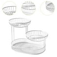 thumbnail image 6 of Kuntesetty Fruit Basket Holder Fruit Bowl Rack Serving Bowl Large Capacity Modern Home Use L white, 6 of 9
