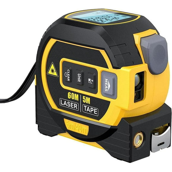 LAICAIW MeasurinSight 3-in-1 Infrared Laser Tape Measuring, Laser Measuring Tool, 3 in 1 Infrared Laser Tape Measure, Digital Tape Measure with Laser and Level, Laser Crosshair