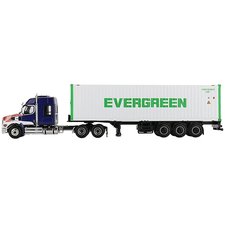Mini GT Western Star 49x with 40 Ft Reefer Container