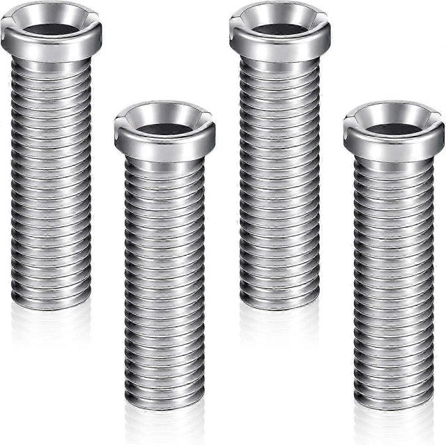 4Pcs Sink Basket Screws 45mm Stainless Steel Drain Screws Fixing Accessories Sink Bolt Screws Sink Basket Strainer Plug Screws for Kitchen Wash Basin