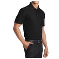 thumbnail image 4 of Yellow Rooster Mens Short Sleeve Dry Zone Grid Polo Black L, 4 of 4
