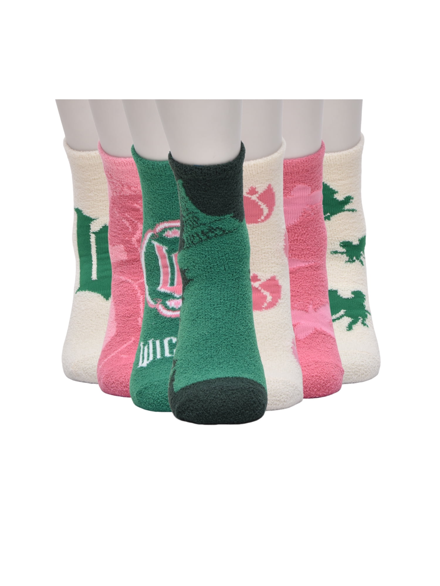 Universal Wicked Womens 7-Pack Box Set Low Cut Cozy Socks, Shoe Size 4-10