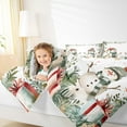 thumbnail image 4 of Castle Fairy Xmas Snowman 3-Piece Full Size Comforter Sets for Kids Children Boys Girls,Happy New Year Bedding Comforter Set,Festival Theme Lightweight Bedding Sets,Ultra Soft Home Decor, 4 of 8