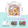thumbnail image 2 of Wide-eyed Duckling Diamond Art Painting Kit, 2 of 7