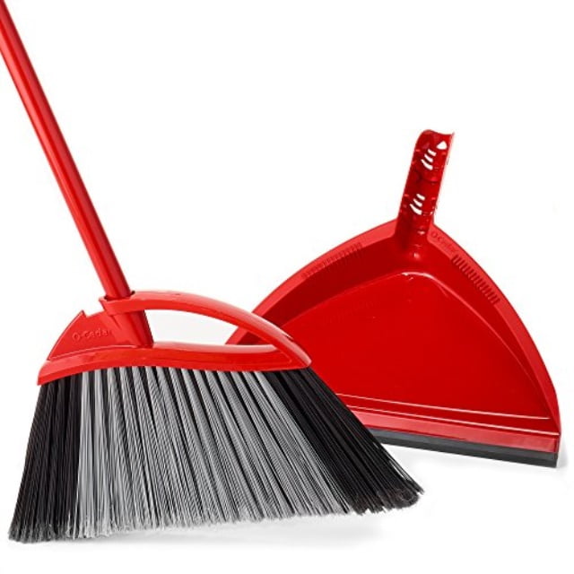 OCedar Power Corner Angle Broom with Dustpan
