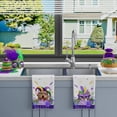 thumbnail image 5 of Mask Cat Dog Purple Flowers Mardi Gras Kitchen Towels Carnival Dish Towels 18x26 Inch Home Kitchen Decorations Hand Towels Set of 2 Drying Dishcloth, 5 of 6