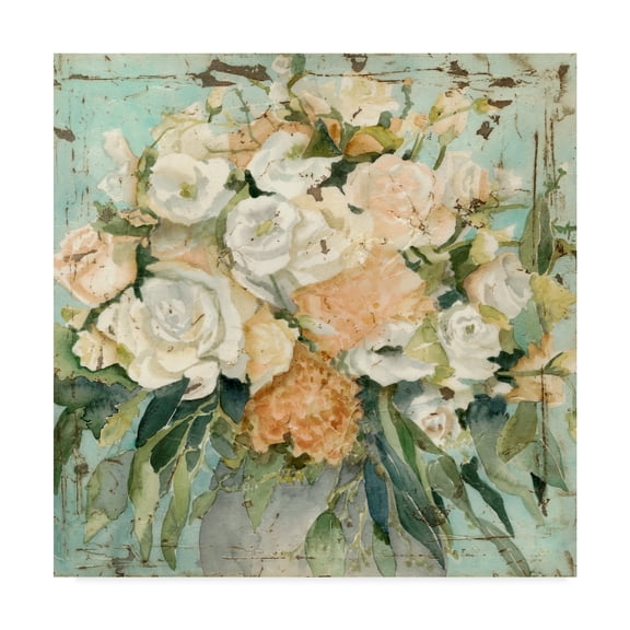 Trademark Fine Art 'Vintage Arrangement I' Canvas Art by Megan Meagher