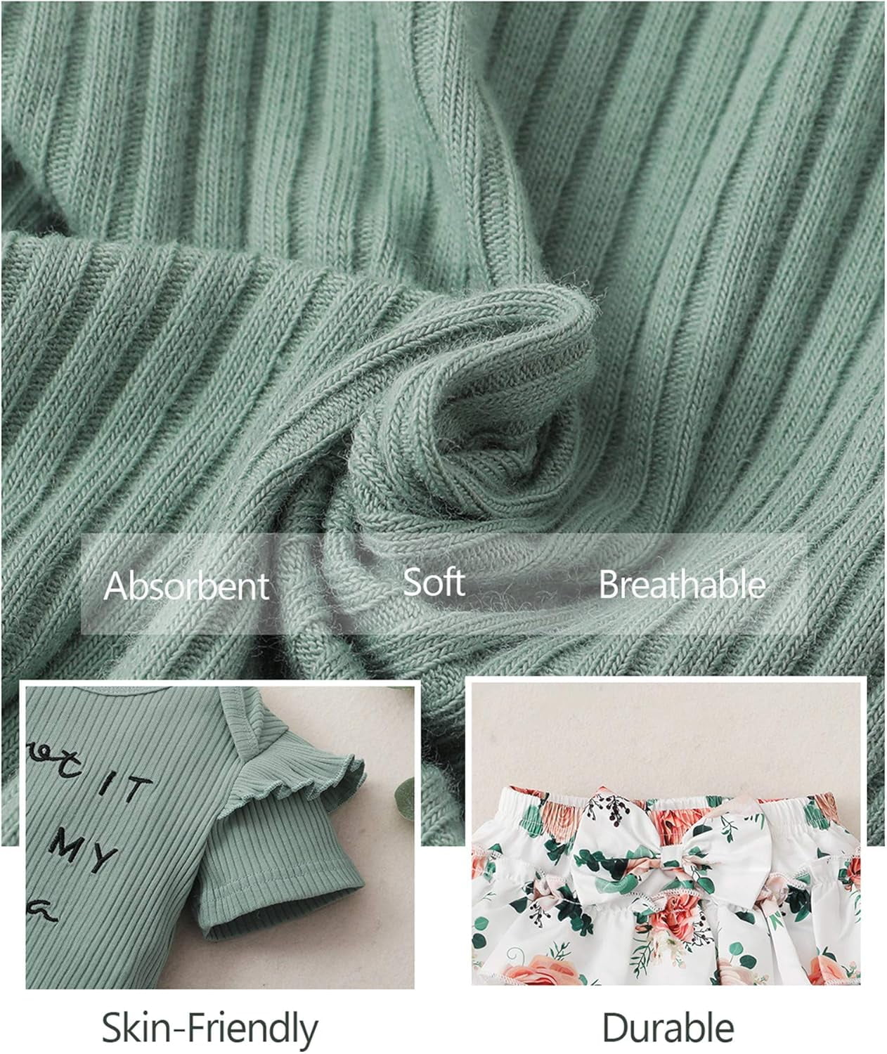 Newborn Infant Baby Girl Clothes Romper Shorts Set Floral Summer Outfits Cute Baby Clothes Girl