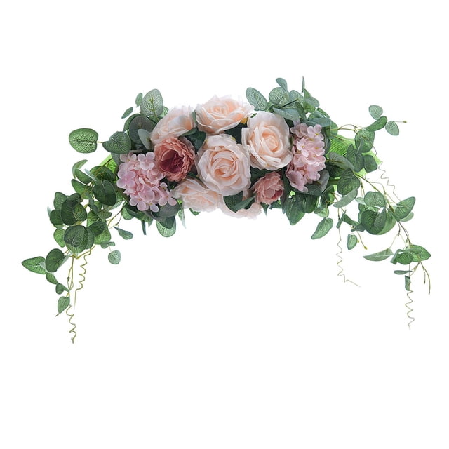 Swags es decorativos Arreglo Guirnalda Flores de para Telón de fondo Decoración de boda , do Yotijar Flores de arco de boda