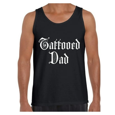 Awkward Styles Tattooed Dad Tank Top for Men Inked Dad Tank Top Men's Tatted Muscle Shirt Summer Workout Clothes Cool Dad Gifts Best Dad Ever Tank Top Tatted Dad Tank Tattoo Shirt Tattooed Muscle (Best Tattoos For Muscles)