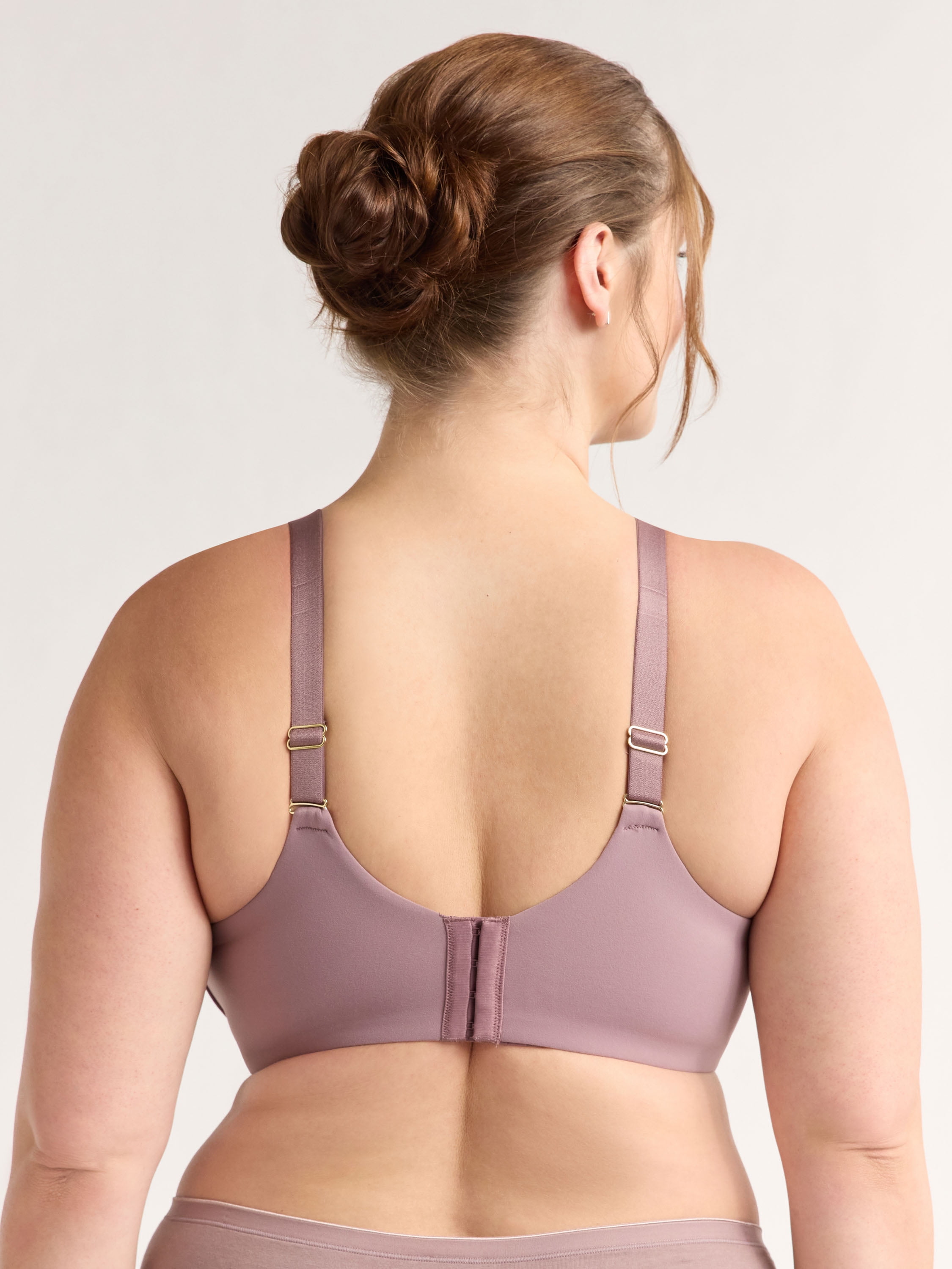 Joyspun Women's & Women's Plus Brushed Micro Wireless Bra, Sizes 38DD-46DDD