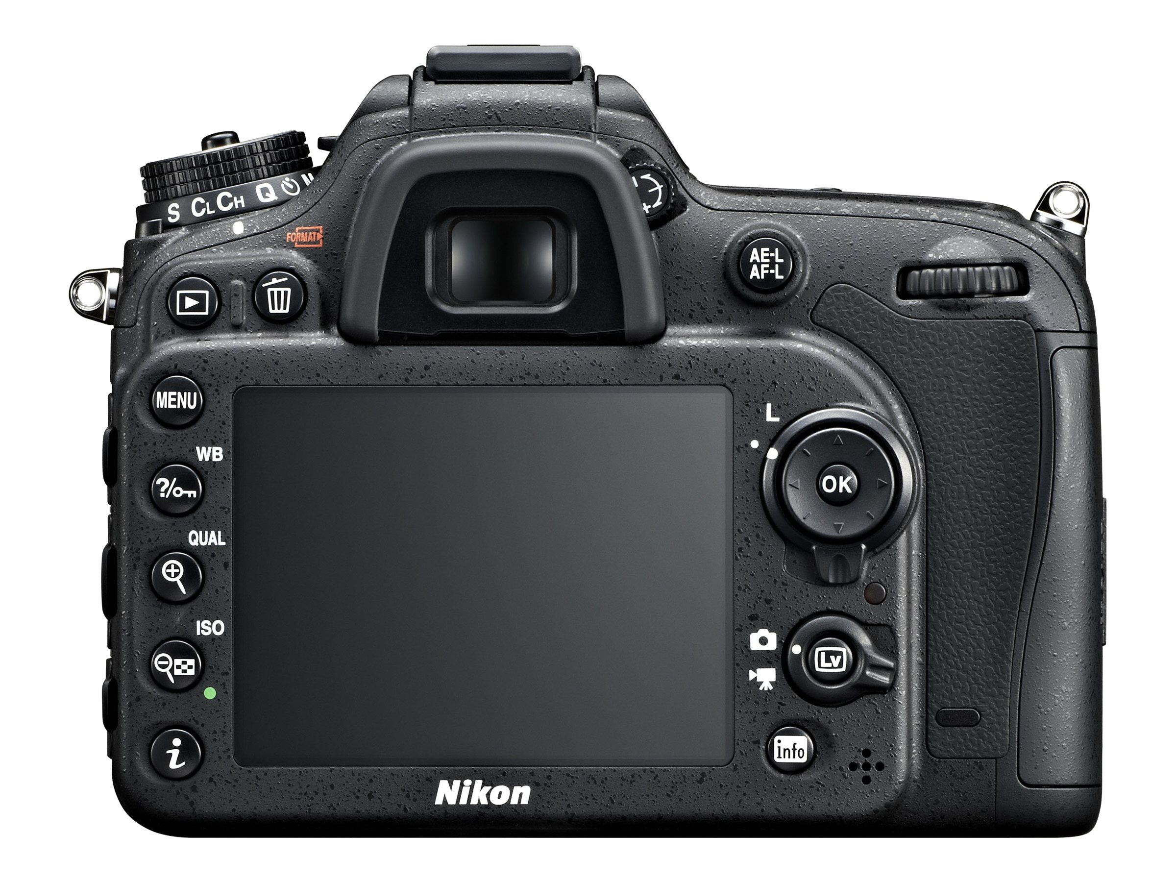 Nikon D7100 - Digital camera - SLR - 24.1 MP - APS-C - 7.8x optical zoom AF-S DX 18-140mm and AF-S 55-300mm VR lenses - black - image 5 of 5