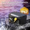 thumbnail image 3 of Batería LiFePO4 GOLDENMATE 12V 16Ah IP67 impermeable, 3 of 9
