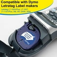 thumbnail image 2 of Compatible Dymo Ruban d'étiquettes pour Dymo LetraTag Ruban Plastique 12mm x 4m Noir sur Blanc/Jaune/Rouge/Bleu/Vert recarga Dymo Ruban pour Dymo Letratag LT-110T LT-100H QX50 Letratag, 2 of 7