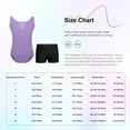 thumbnail image 7 of Sinleey Girls Mesh V-Neck Ballet Dance Leotard Outfits Gymnastics Athletic Bodysuit with Shorts Light Blue 16, 7 of 7