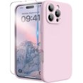 thumbnail image 1 of for iPhone 16 Pro Max Case, Liquid Silicone Case with Camera Protection Soft Gel Rubber Cover with Microfiber Lining Shockproof Protective Phone Case for iPhone 16 Pro Max 6.9", Light Brown, 1 of 5