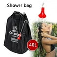 thumbnail image 1 of DPTALR Portable Shower Heating Pipe Bag Solar Water Heater Outdoor Camping Camp 40L, 1 of 9