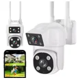 thumbnail image 1 of Cámara De Seguridad 2.4g Wifi Exterior Con Led Alarma 4k 8mp Color Blanco, 1 of 8