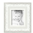 thumbnail image 2 of ArtToFrames 5" x 6" Majestic White Picture Frame, 5x6 inch Silver Wood Poster Frame (WOM-5198), 3 Pack, 2 of 6