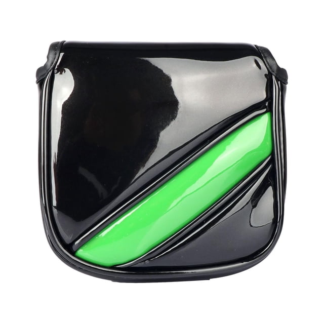Funda para cabeza de putter de golf con hebilla magnética, accesorios deportivos y equipamiento verde