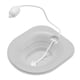 thumbnail image 2 of Baño de asiento para asiento de inodoro, baño de cadera, área de asiento más amplia, universal, gran capacidad, plegable, asiento de para bidé Gris Salvador Lavabo de baño de asiento, 2 of 6