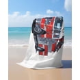 thumbnail image 4 of Fire Trucks Beach Towels Oversized Super Absorbent, Modern Cartoons Vehicles Lightweight Bath Towel Quick Dry Sets For Bathroom/Pool/Rv Camping/Beach Play/Gym Room/Picnic 35"x70", 4 of 8