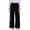 Black, variant on TIREOW Girls Sweatpants Solid Color Elastic High Waist Wide Leg Drawstring Sweat Pants Daily Wear Casual Streetwear Joggers