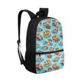 thumbnail image 2 of Uourmeti Cartoon Otter Water Play Pattern Smooth Zipper Backpack, 17 Inch Modern Design School Backpack Personalized School Bag for Travelers, 2 of 6