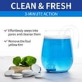 thumbnail image 2 of Denture Cleaning Tablets 100 Retainer Cleaning Tablets For Oral And Night Devices Tooth Cleaner For Night Devices Fresh Within 3 Minutes 100 Tab, 2 of 7