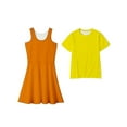thumbnail image 5 of Squid Game Lady T-shirt + Dress Set Two Piece Outfit Cosplay, 5 of 5