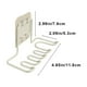 thumbnail image 3 of Portacepillos de acero inoxidable | Organizador de baño de pared | Soporte adhesivo para pasta dental y afeitado | Estante de almacenamiento metálico inoxidable, 3 of 5