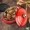 Gradient red, variant on 4.5 QT Enameled Cast Iron Oval Dutch Oven Nonstick Soup Pot with Self-Basting Lid Heat Resistant 500°F for All Stovetops Induction Gas Grill, Oven & Refrigerator Safe