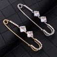 thumbnail image 3 of 2Pcs Safety Pin Beautiful Scarves Buckles Chic Shawl Clip Clothing Accessories, 3 of 6