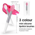 thumbnail image 2 of 9 PCS Silicone Lip Brush Reusable Lipstick Applicator Lipstick Brush Makeup Tool Kit Silicone Brush Stick for Lipstick Eyeshadow and Cream Lip Mask, 2 of 4