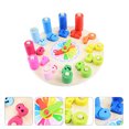 thumbnail image 2 of 1Pc Kids Learning Time Toy Colorful Clock Puzzle Number Cognitive Plaything, 2 of 7