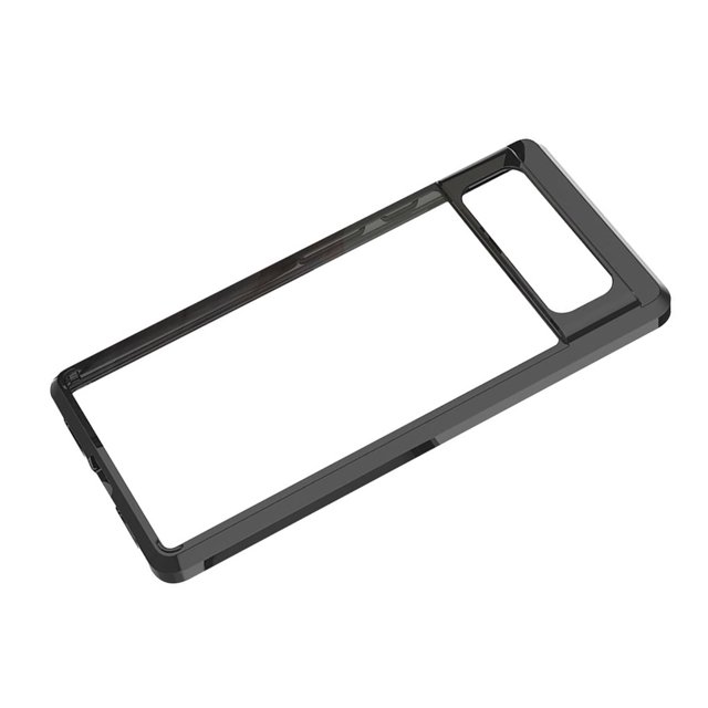 Seitruly Funda protectora transparente para teléfono inteligente, funda blanda con incisión precisa, carcasa acrílica Flexible, reemplazo de tamaño Electrónica Negro/píxel 6