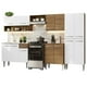 thumbnail image 1 of Cocina Integral 293cm Con Tarja Emilly Madesa 09 Marrón/Blanco, 1 of 11