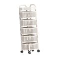 thumbnail image 4 of Estante de almacenamiento giratorio, carrito de almacenamiento de cocina, 5 niveles, ahorro de espacio, extraíble, cesta organizadora, cesta de frutas, 4 of 10