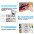 thumbnail image 3 of Frigorífico Compacto Costway 90 L Congelador Separado 2 Puertas Luz LED Refrigeración Rápida Ahorro Energético Silencioso Blanco, 3 of 9