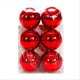 thumbnail image 2 of 8cm 6Pcs Light Christmas Ball Christmas Tree Decorative,Red, 2 of 5